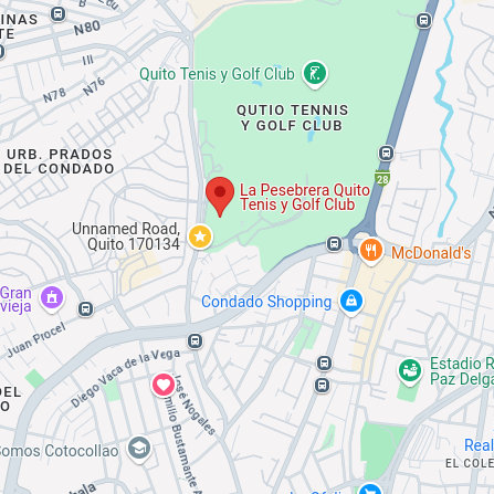 Mapa Quito Tenis y Golf Club