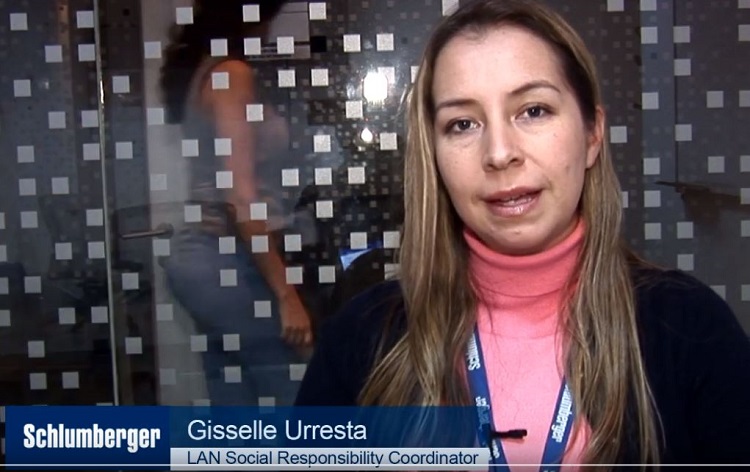 Gissele Urresta – Schlumberger LAN Social Responsability Coordinator