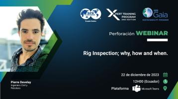 SPE Webinar Rig Inspection; why, how and when