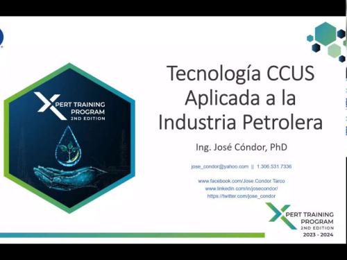 SPE Webinar Tecnología CCUS en la Industria Petrolera